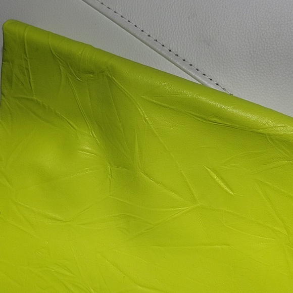 ZARA Wrinkled Leather Tote Handbag Acid Green Large | eBay ZARA Leather Tote Handbag Acid Green (without scarves)